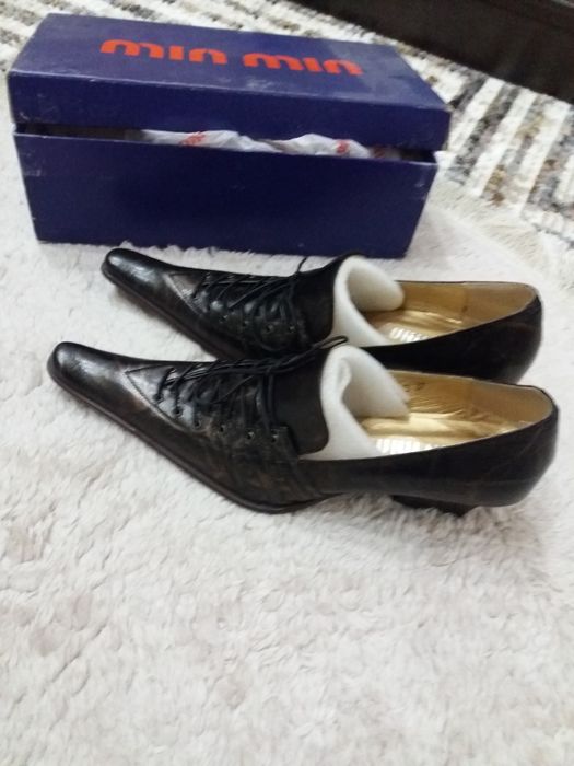 Балетки 37/38разм, туфли кожаные 37/38разм. Новые!