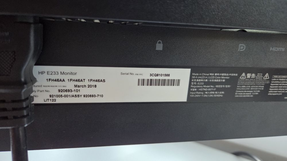 Monitor + MiniPC EliteDesk 800 G2 DM 65W