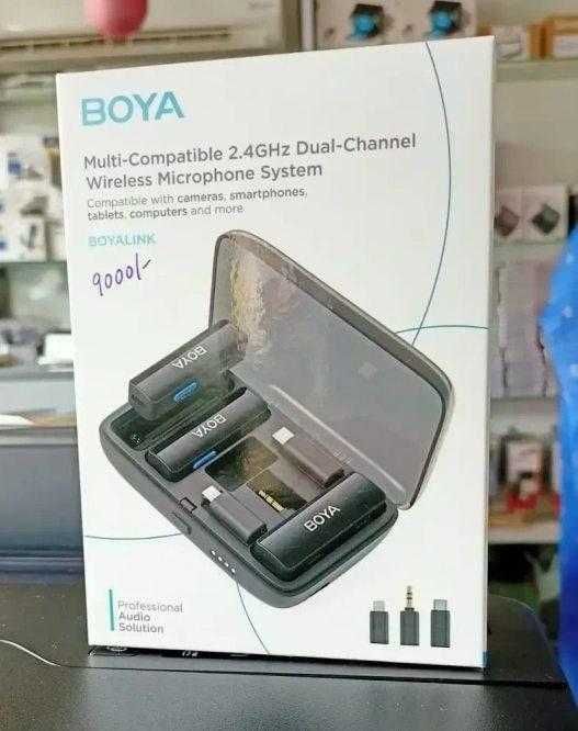 Boya Boyalink-iPhone Android va Kameraga Mikrofon 2 kishilik petlichka