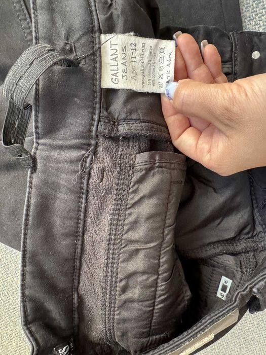 Утепленные классические джинсы на 8-10 лет