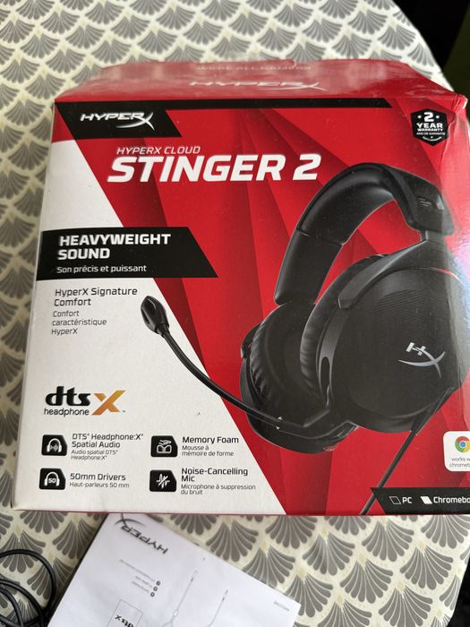 Компьютерные Наушники HyperX Cloud Stinger 2 черный б/у