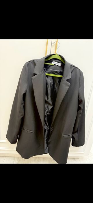 Пиджак оверсайз черный