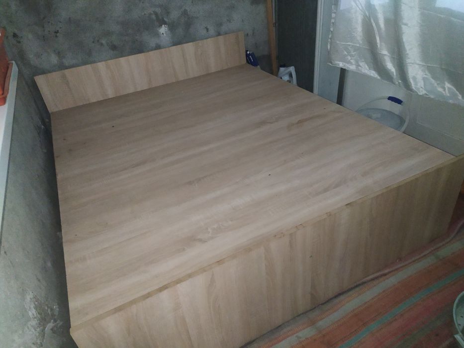 двухместный спальня мебель, 185см×155см.Мдф+дсп. 300 000сум.