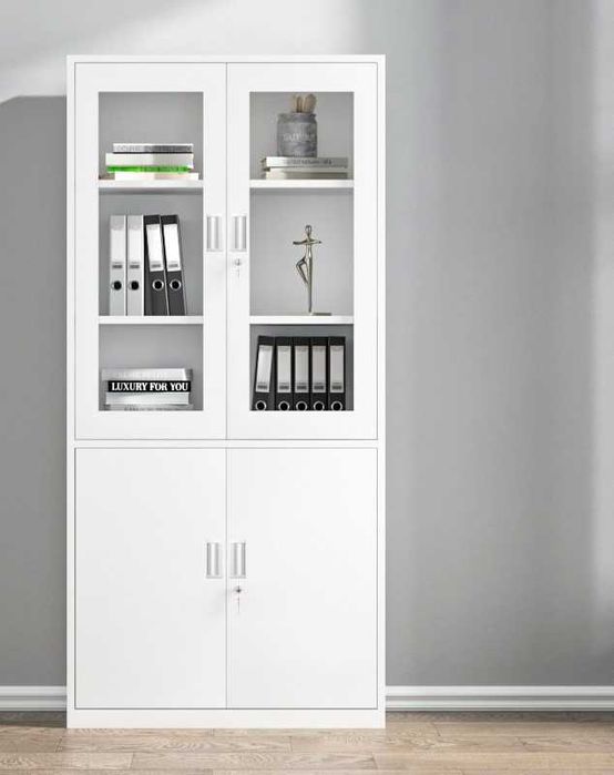 Металлический офисный шкаф / документы / замок / регулируемые полки