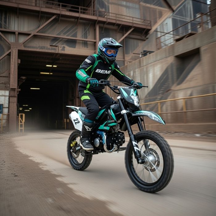 Moto Cross KXD 125cc DIRT DB-612 EK PRO manuala J17/14" pornire Buton