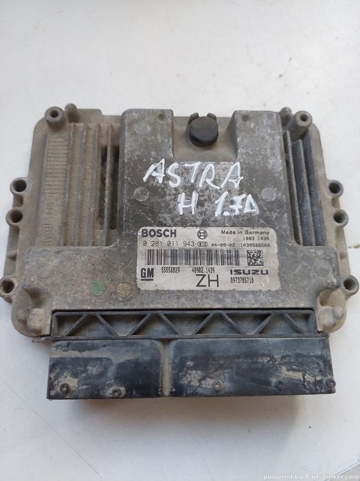 Calculator Ecu Opel Astra H (L48, A04) [ 2004 - 2014 ] Oem 0281011943