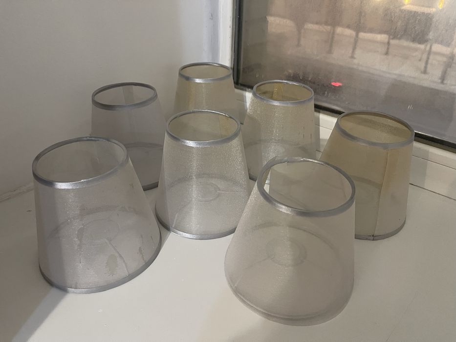 7плафонов для люстр за 3000тг