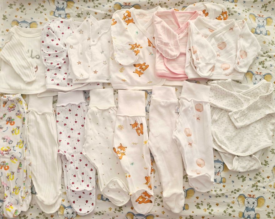 Пакет детских вещей для новорожденного