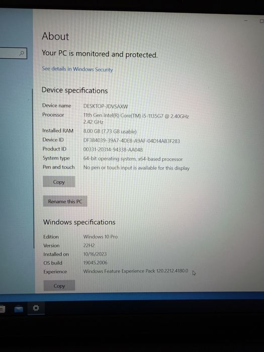 Laptop Dell Vostro 3520 Nou