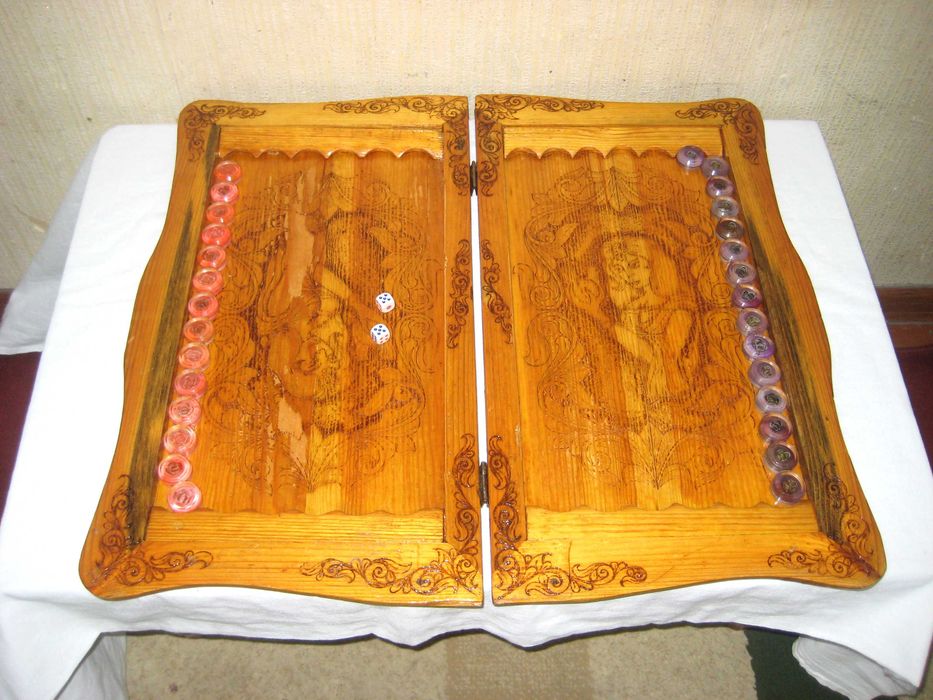 Нарда+шашка чистый ручной работа необычный узоры новым состоянии!