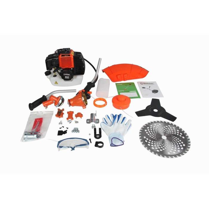 НЕМСКИ Бензинов Немски Тример StahlMayer 74cc с аксесоари + ЛЕД ФЕНЕР