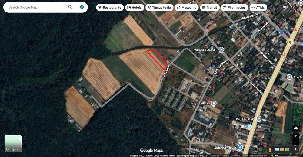 Teren Calugareni 2750 mp intravilan