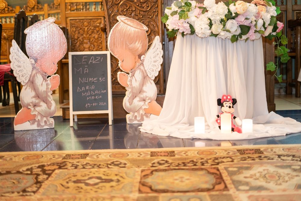 Aranjament cristelnita botez