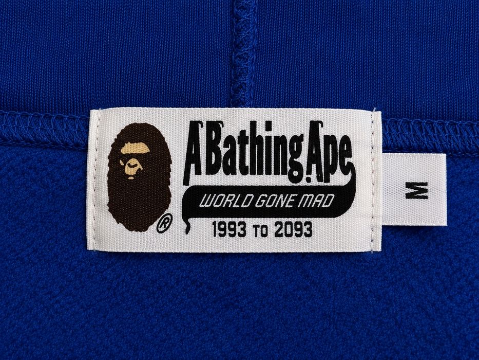 BAPE Shark Full Zip Hoodie Blue Camo M – stare foarte bună