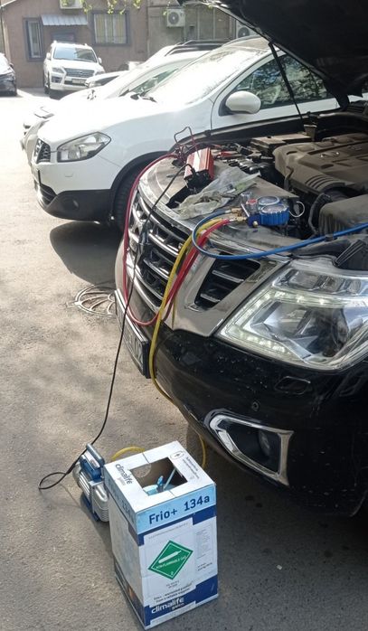 Заправка автокондиционера с выездом ремонт систем кондиционера