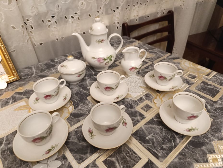 Немецкий кофейный сервиз,старинный,1980