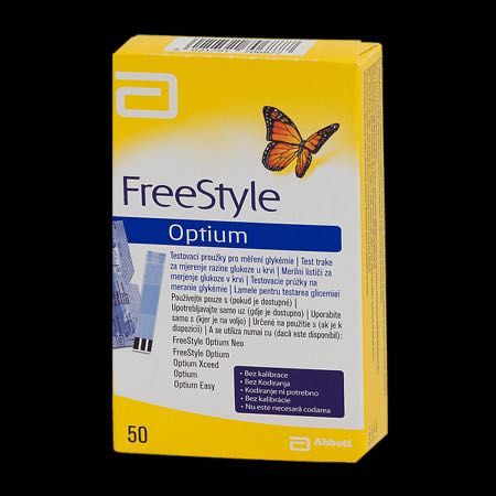 Тест ленти за глюкомер Optium Freestyle
