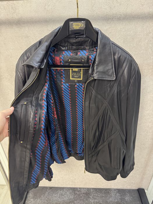 Куртка кожанная Zilli