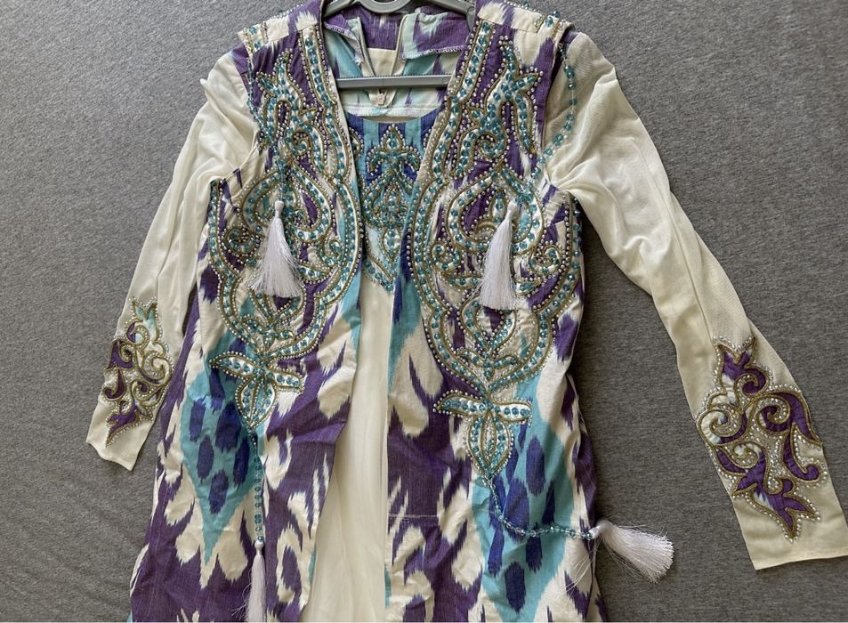 Адрасное платье, келин койлак,адрас, чапан,чопон,келин салом,ансамбль