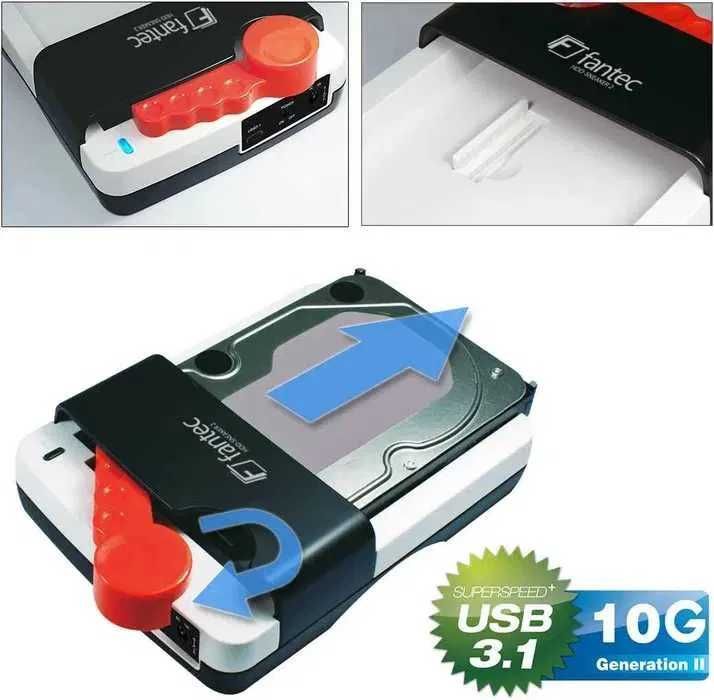 Docking station SUPERSPED USB 3.1 conector SATA hdd 3.5+HDDSSD 2.5
