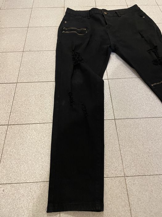 Панталон тип дънки ластичен ХЛ размер