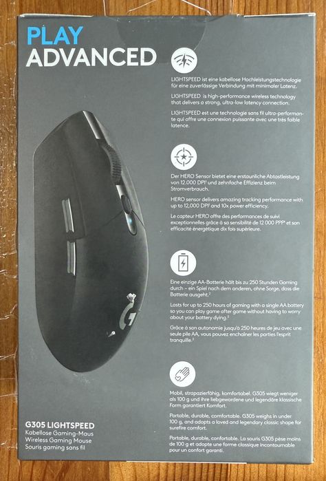 Logitech G305 Lightspeed (геймърска мишка)