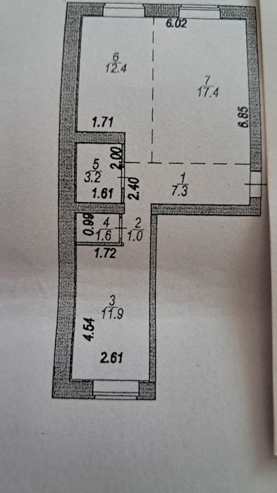 Продам двухкомнатную квартиру