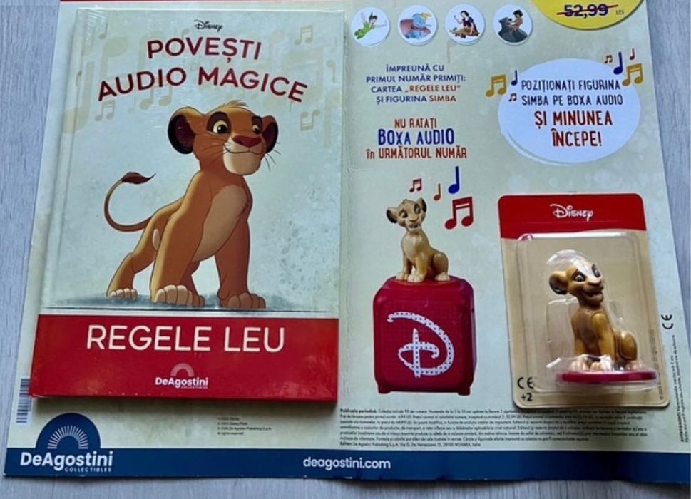 Vând Boxa, Figurină + volumul Cartea Junglei