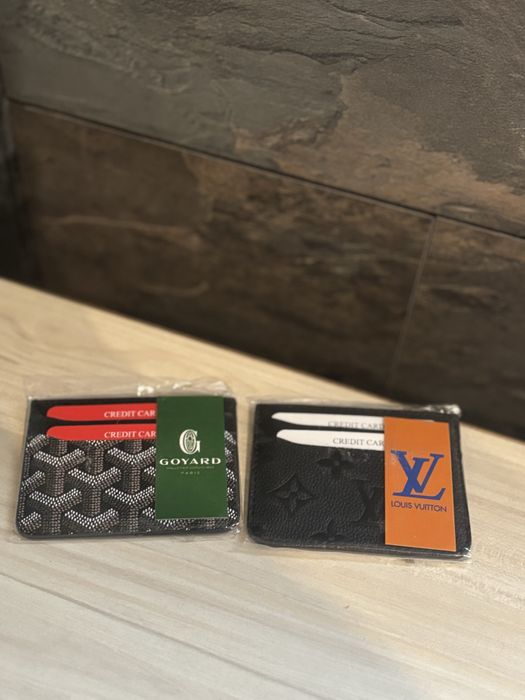 Дизайнерски Card Holder  LV и Goyard Saint Sulpice