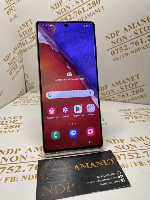 NDP Amanet Braila Samsung Note 20 5g 256gb (33718)