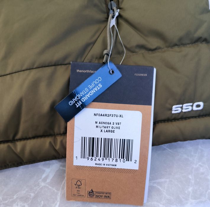 The North Face Aconcagua 2 550 Fill Vest XL