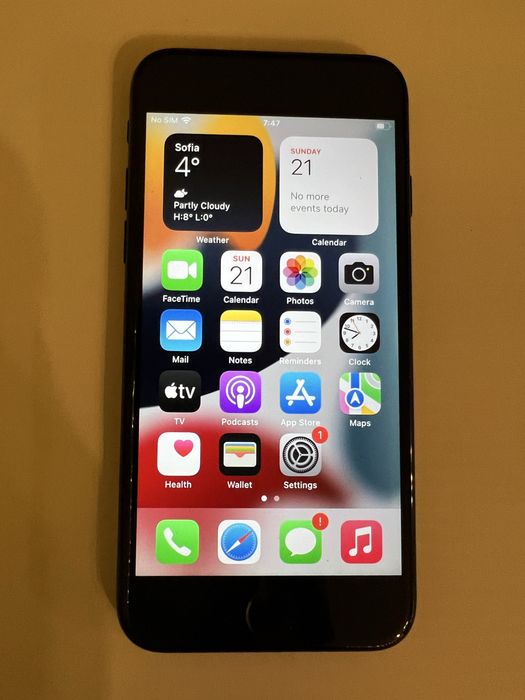 Iphone 7 jet black 128 gb