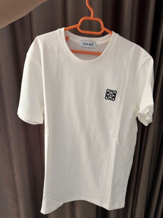 Tricou alb Loewe, marimea M, bumbac 100%