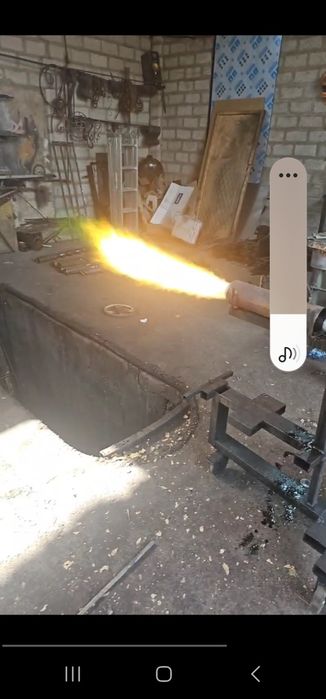 Горелка на отработке работает отлылчно