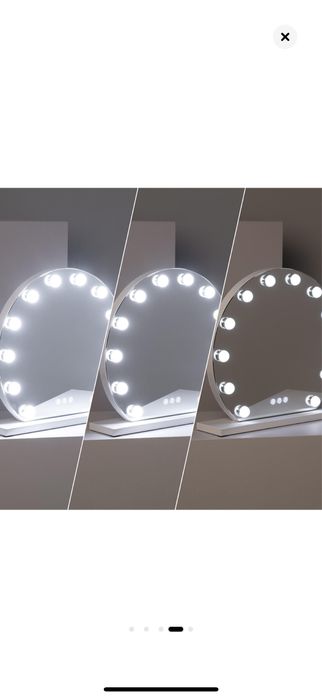 Oglinda de machia si cosmetica Simply Joy cu lumina LED