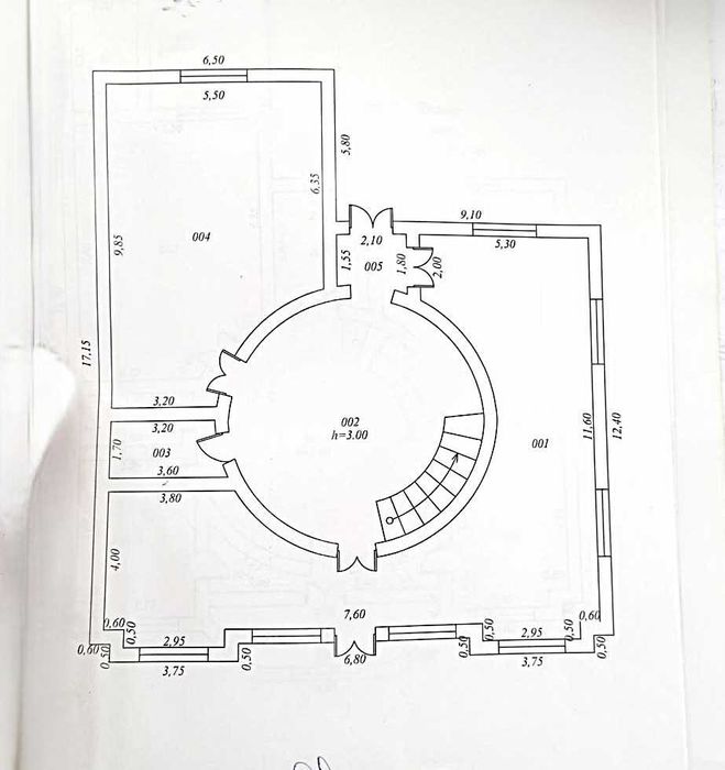 Yu   Дом 8комн, 6+5,5 соток, с выходом к реке, м.Актепа, Кибрайский р.