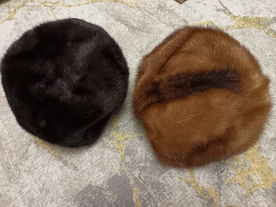 Норковые шапки б/у