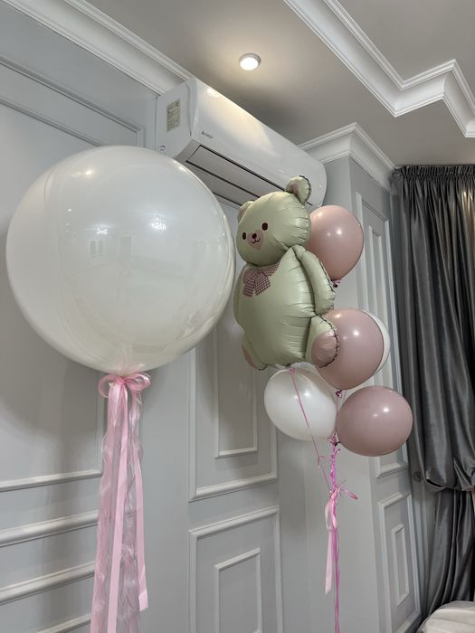 Воздушные шары на выписку / фотосессию