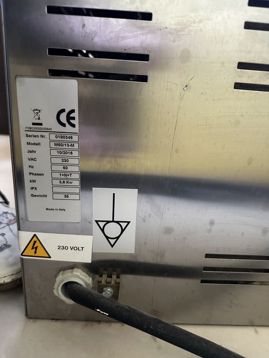 Професионална пещ за пица GMGastro 230V – каменна плоча | Италия