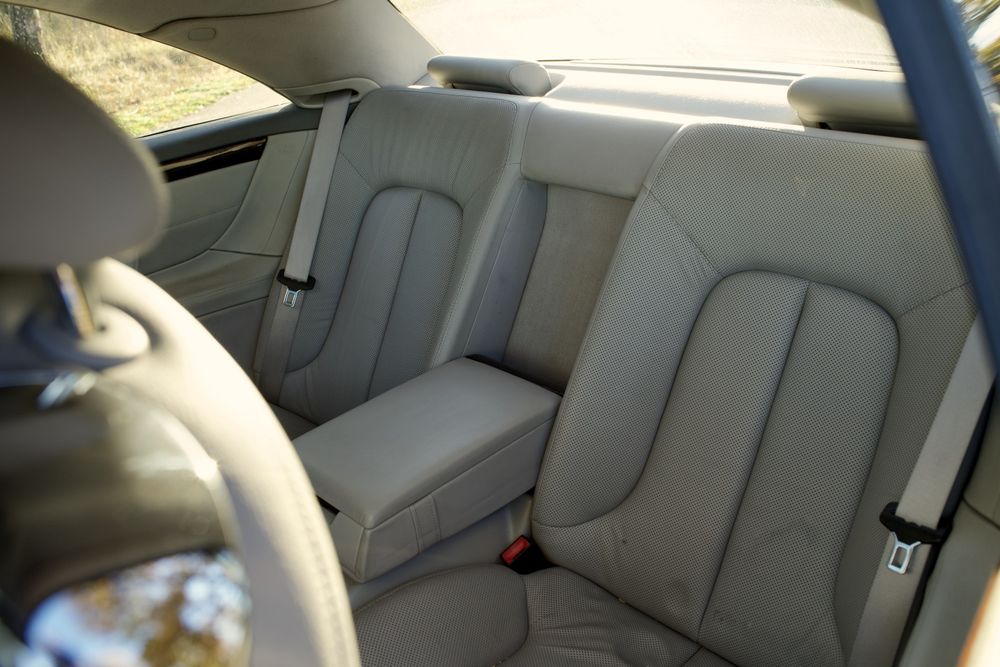 Scaun sofer pasager incalzit racit gri Mercedes CL W215 usa far bara