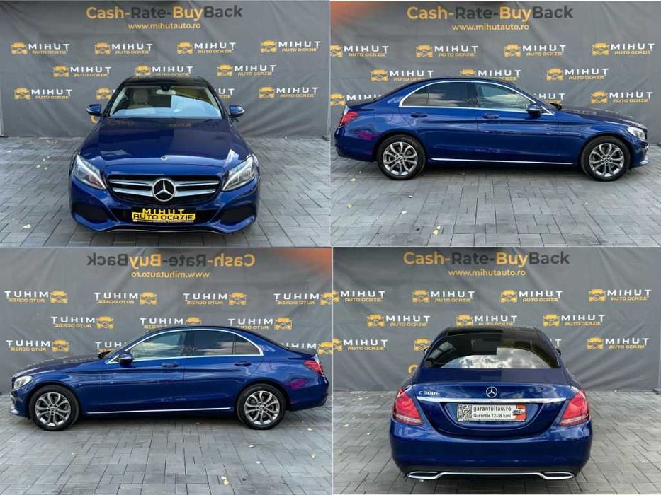 Mercedes C-Klasse 300h 2.2 Diesel Hibrid (204 CP) 2017 Euro6 | Rate fixe | Garantie