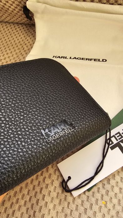 Портфейл на Karl Lagerfeld естествена кожа