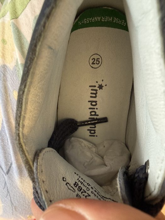 Детские Кожаные ботинки