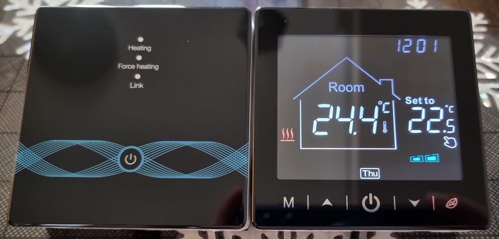Termostat inteligent WiFi, model R9BW (Tuya, Alexa, Google Home)