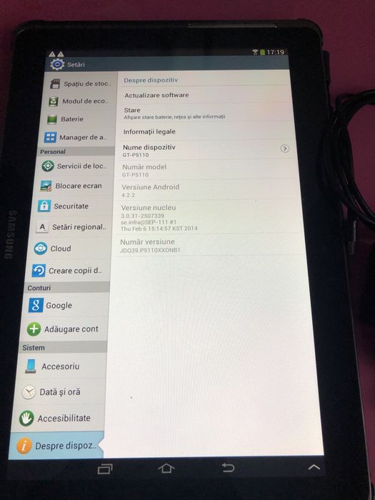 Tabletă Samsung Tab2