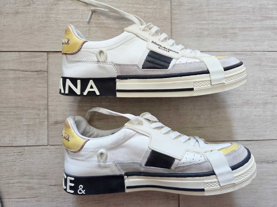 Sneakers Dolce & Gabbana Custom 2.Zero - 100% Piele - Mărimea 36 (D&G Milano)