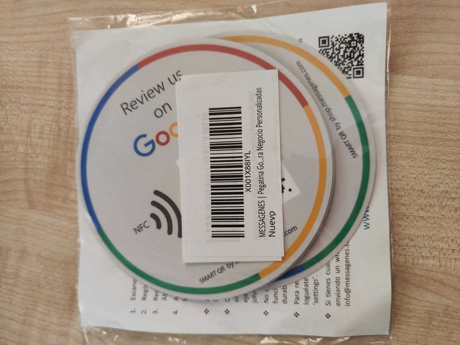 Google Review NFC Tag SET