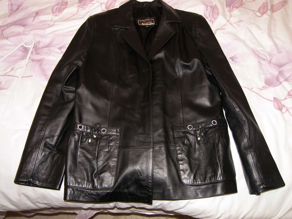 Haina piele dama Franco Leonardo marime L