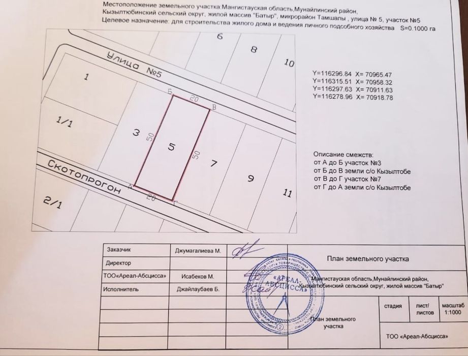 Продается земельный участок