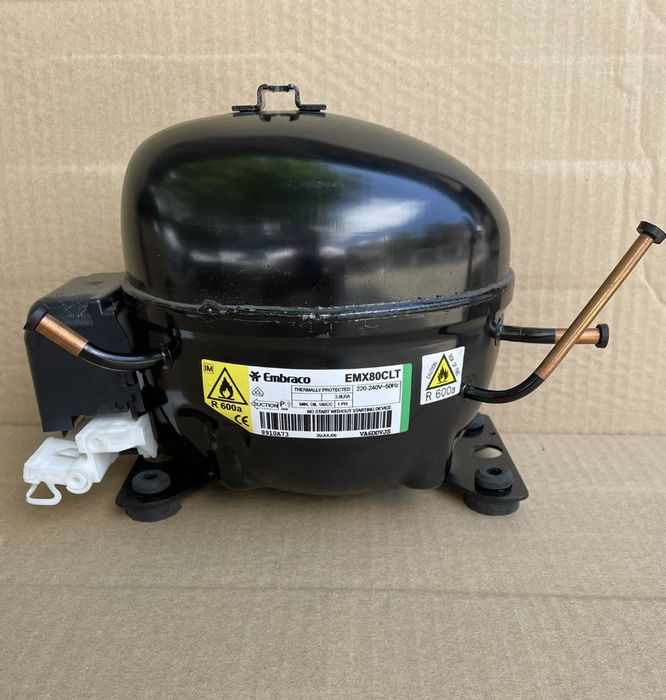 Compresor motor emx80clt 205w -25 frigider embraco nou freon r600 nou